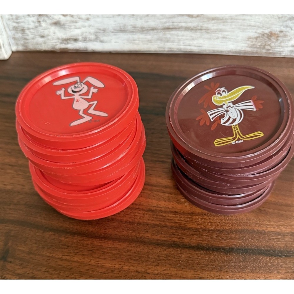Trix & Coco Puffs Vintage General Mills Checkers - 11 of Each